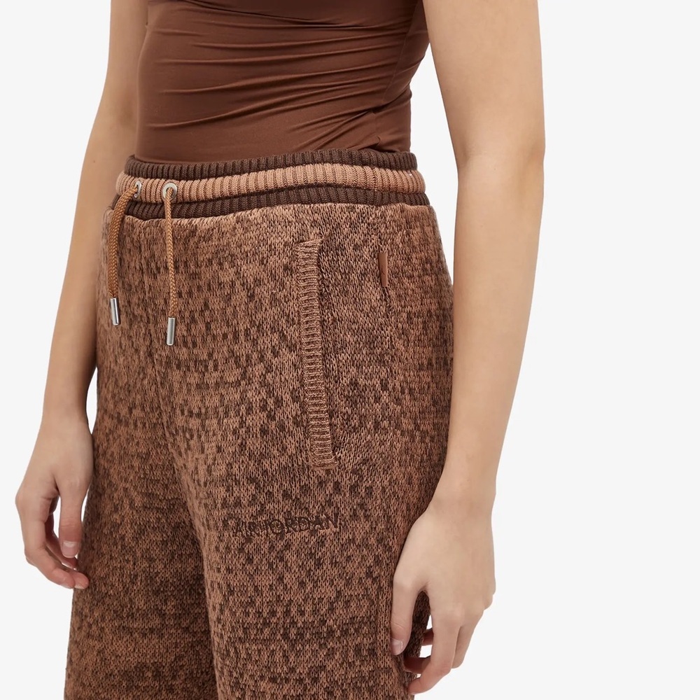 Nike Jordan Cozy Girl Knit Flare Women Pants Brown $175 FZ4201 - Picture 10 of 16